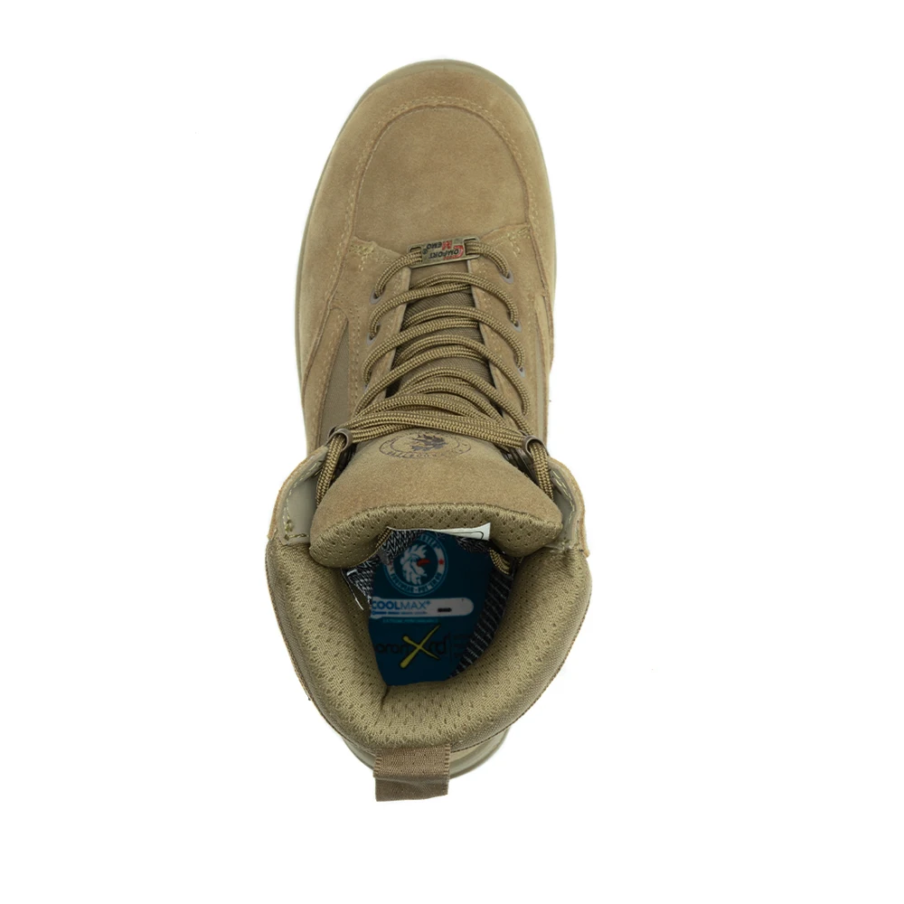 Botas de senderismo ROCKROOSTER de piel de vaca, botas tácticas de combate para el desierto, botas de caza impermeables para hombre, zapatillas tobilleras de trekking de alta calidad - imagen 2