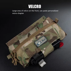Portaplacas táctico MOLLE V5 PC con bolsa de caída
