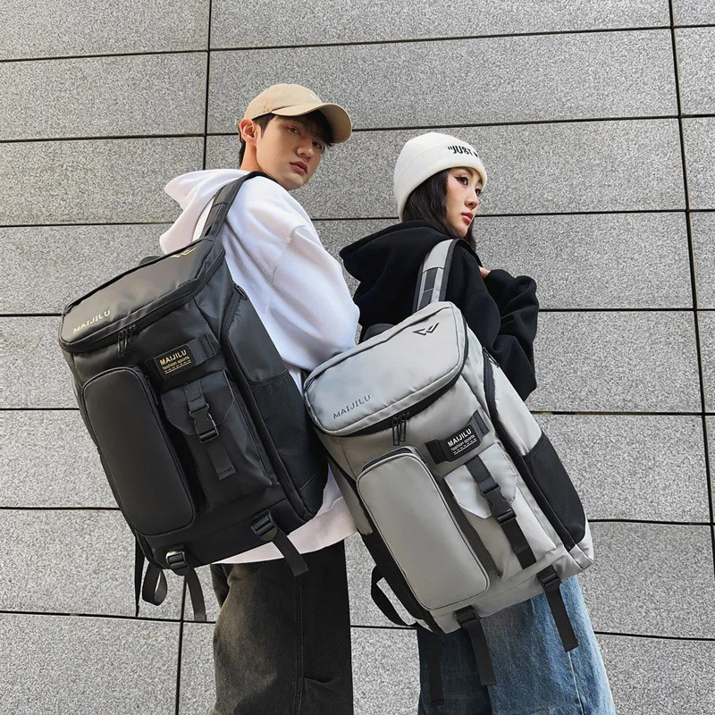 Mochila para viajes al aire libre, senderismo, Camping, bádminton, raquetas de tenis, mochila con bolsillo para zapatos, gimnasio, Fitness, bolsa de entrenamiento universitario - imagen 2