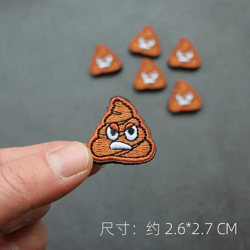 Angry Shit-pequeños parches de gancho y bucle bordados, Mini insignia de moral, pegatina decorativa para mochila táctica - imagen 4