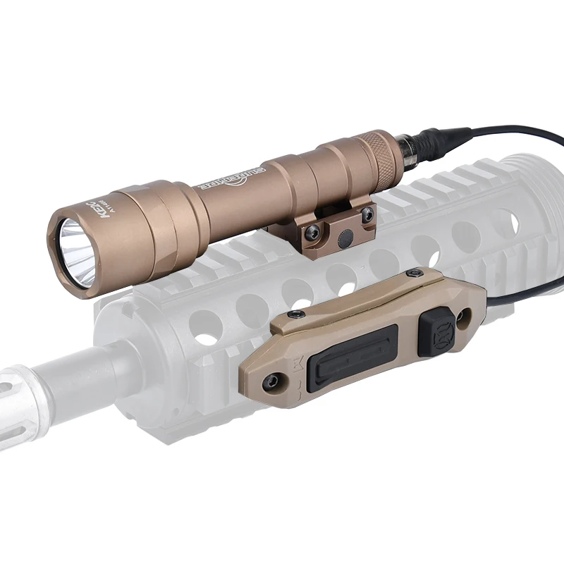 Táctico Airsoft Surefir M600 M600U con interruptor Dual, arma Scout, linterna potente, caza al aire libre, ajuste de riel Picatinny de 20mm - imagen 3