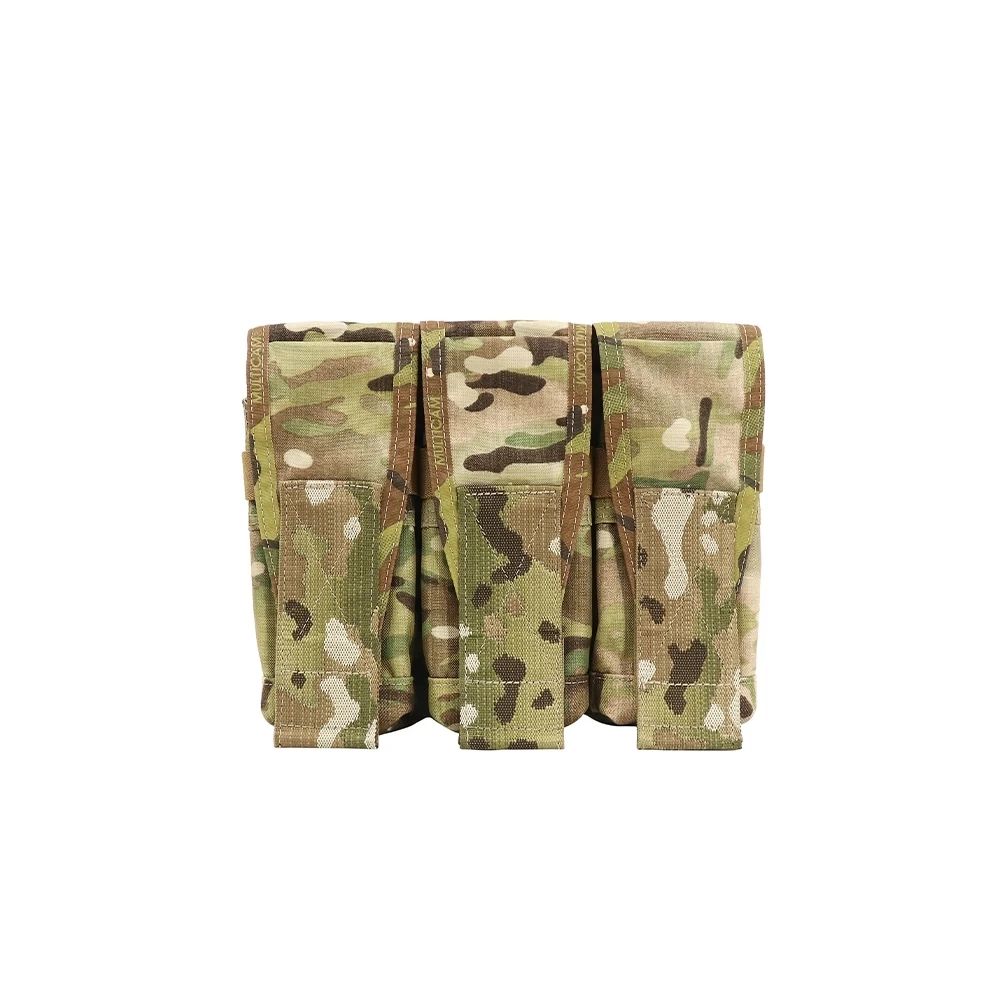 Chaleco táctico Molle Triple bolsa para revistas bolsa doble individual Mag bolsa de accesorios para M4 AK 762 mag - imagen 3