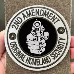 Parche táctico bordado 2ª Enmienda Gun Rights 1789