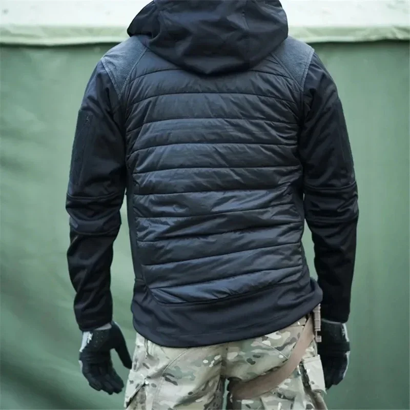 Chaqueta táctica de concha suave para exteriores Isg2.0, capucha desmontable mejorada a prueba de viento e impermeable, abrigo de caza para senderismo - imagen 4