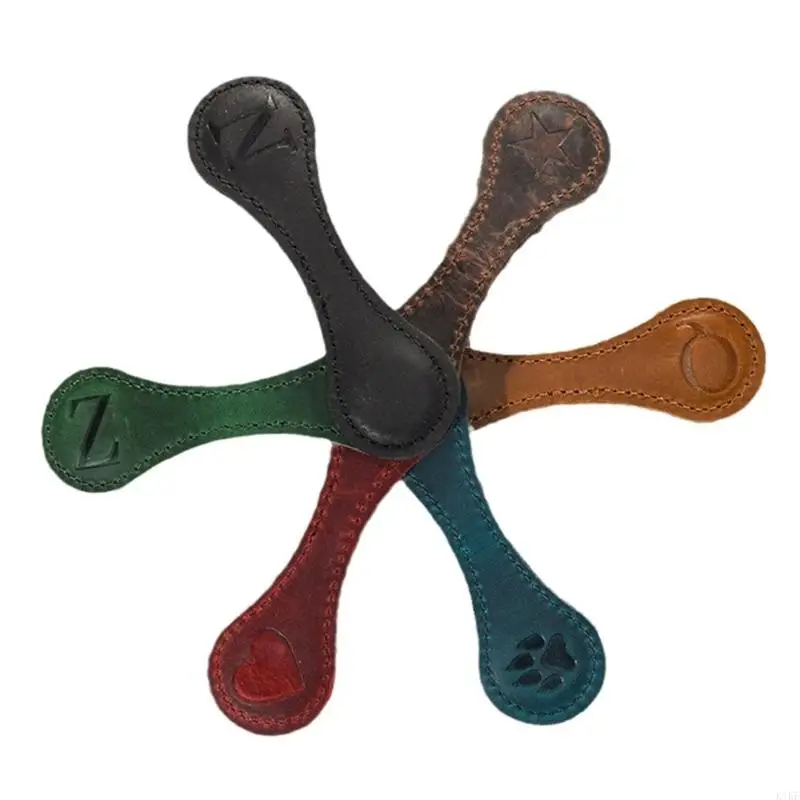 Marcadores marcadores cuero Magnéticos Página libros Libro libros Página Clip para maestros Libros para - imagen 2