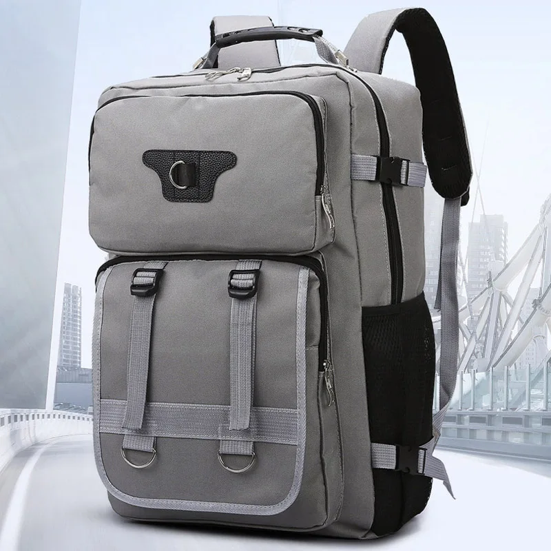 Mochila de viaje para senderismo y acampada para hombre, mochila de entrenamiento deportivo para senderismo, bolsas de ciclismo al aire libre, bolsa de almacenamiento para ordenador portátil para viaje de estudiantes - imagen 2