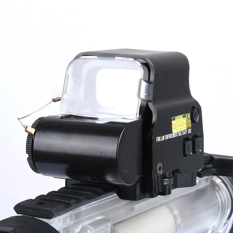 Táctica caza Airsoft Protector de la cubierta holográfica espejo rojo verde punto línea de visión cubierta protectora apta para 551 552 553 557 - imagen 5