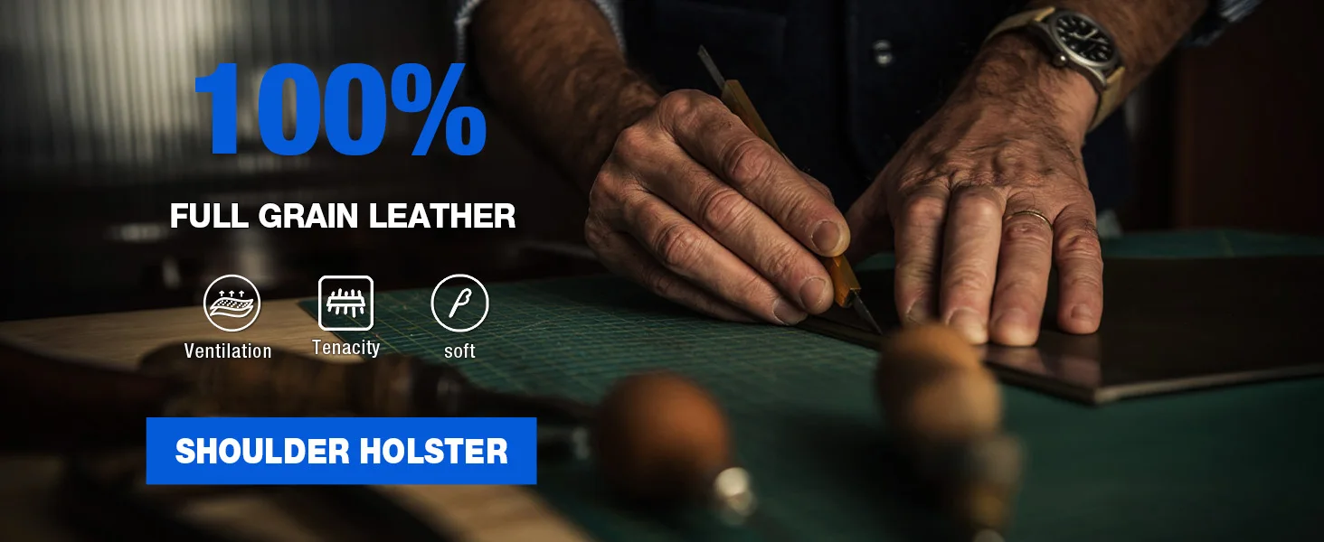 GUN & FLOWER Universal Leather Shoulder Holster