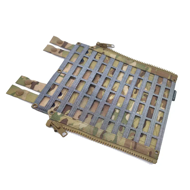 SS Style LV119 Molle Panel trasero con cremallera chaleco táctico Airsoft placa portadora placa equipo de expansión - imagen 5