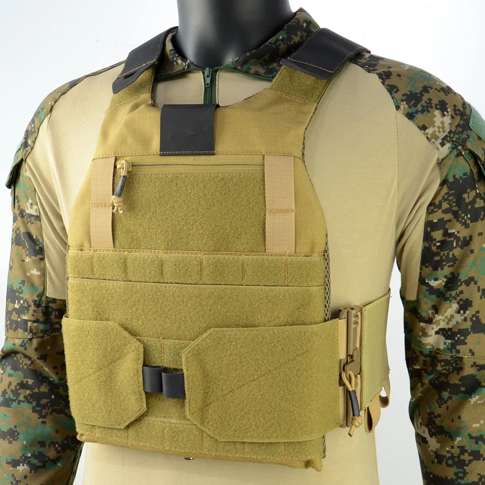 Chaleco táctico FCSK2.0 portador de placa, faja elástica de bajo perfil, bolsa de placa, bafle EVA, armadura corporal, tela de nailon, chaleco de caza - imagen 2