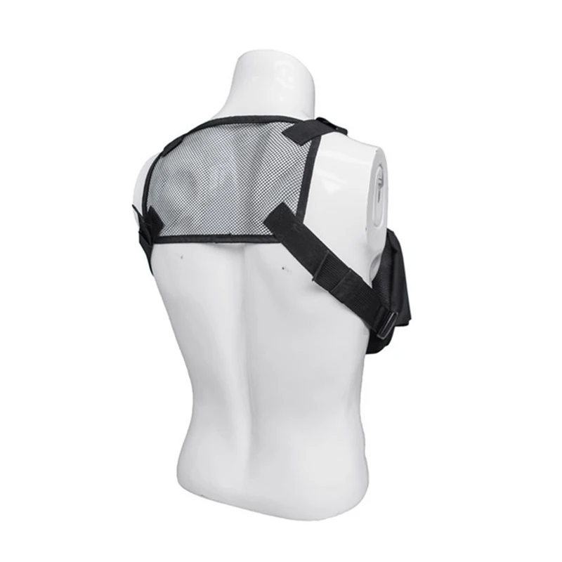 Bolsa táctica Molle para el pecho, bolsa de accesorios para chaleco Airsoft para caza al aire libre, bolsa de pecho funcional de tela Oxford - imagen 4