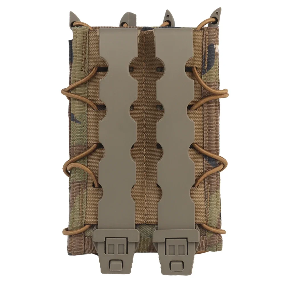 Bolsa larga de doble imán tipo Tigre, portador de revista Molle para pistola de linterna, Mag extendido, UMP9, UMP40, UMP45, MP5, MP9, MP10, MPX - imagen 4