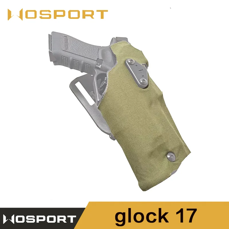 Funda Universal para pistola de aire táctica de caza 63DO Glock 17 funda para pistola táctica con funda para linterna X300/X300U incluida