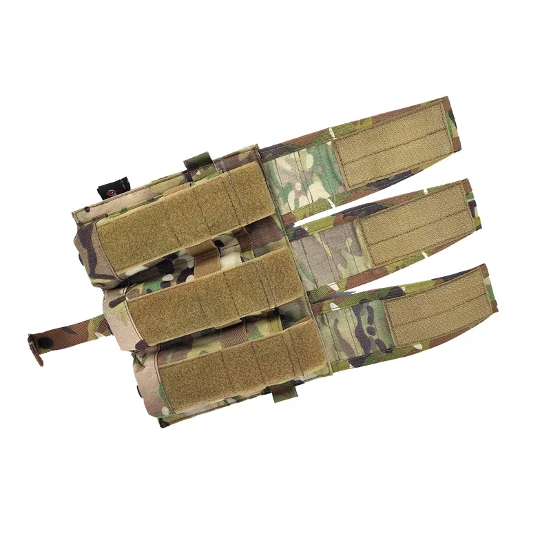 Bolsa táctica M4 Triple para revistas, bolsa Multicam Airsoft Mag para chaleco táctico CP AVS JPC, equipo de bolsa de Panel frontal Molle - imagen 3