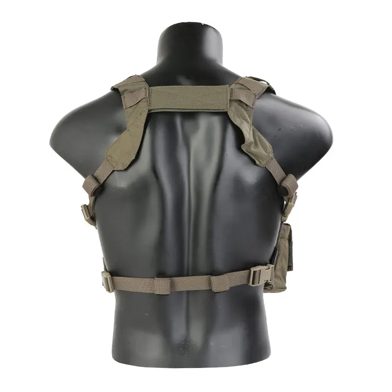 Emersongear-Chaleco de aparejo de pecho fácil, chaleco de combate táctico con bolsa para revistas, chaleco de Paintball para caza Airsoft, senderismo EM7450 - imagen 3