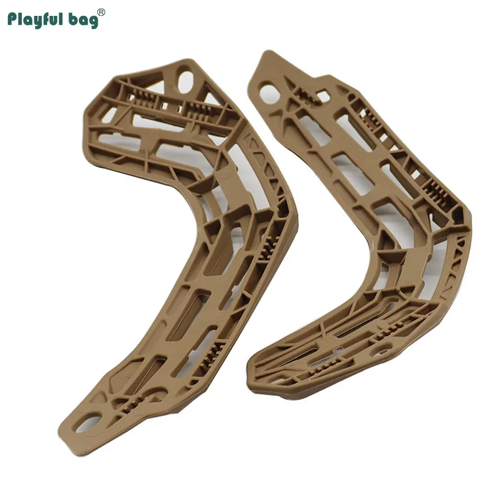 Accesorio de rieles laterales para casco de revisión, soportes de riel para casco táctico Airsoft AQB199 - imagen 3