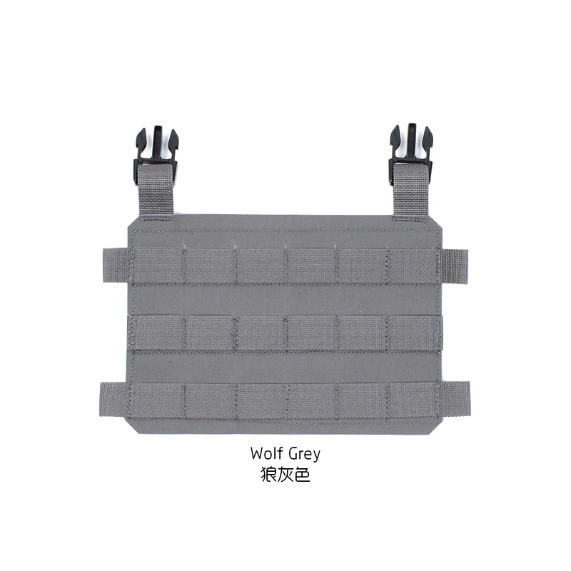 Chaleco táctico MOLLE, Panel frontal extendido, accesorios colgantes para el pecho de caza militar al aire libre - imagen 2