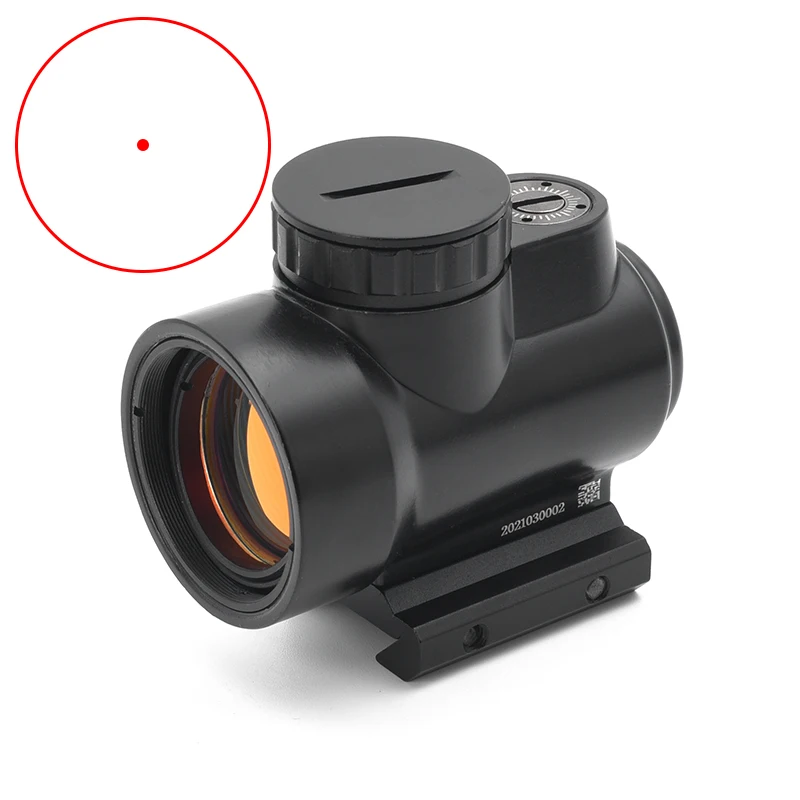 MRO-HD táctico con tapa abatible y Killflash para Rifles de Airsoft, mira de punto rojo estilo reflejo, 1X25, 2MOA y 68MOA, retícula, caza - imagen 4