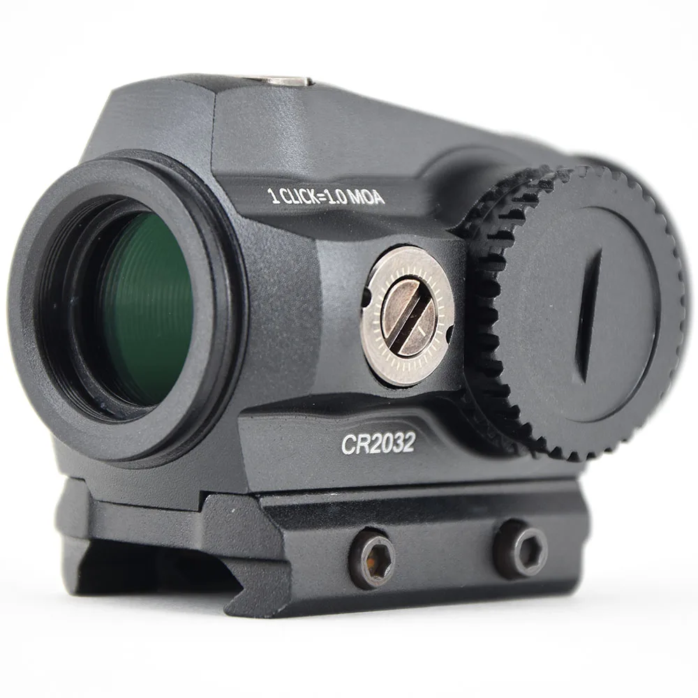 Combo de lupa óptica de punto rojo táctico con Base elevada de alta baja QD, abatible rápido - imagen 5