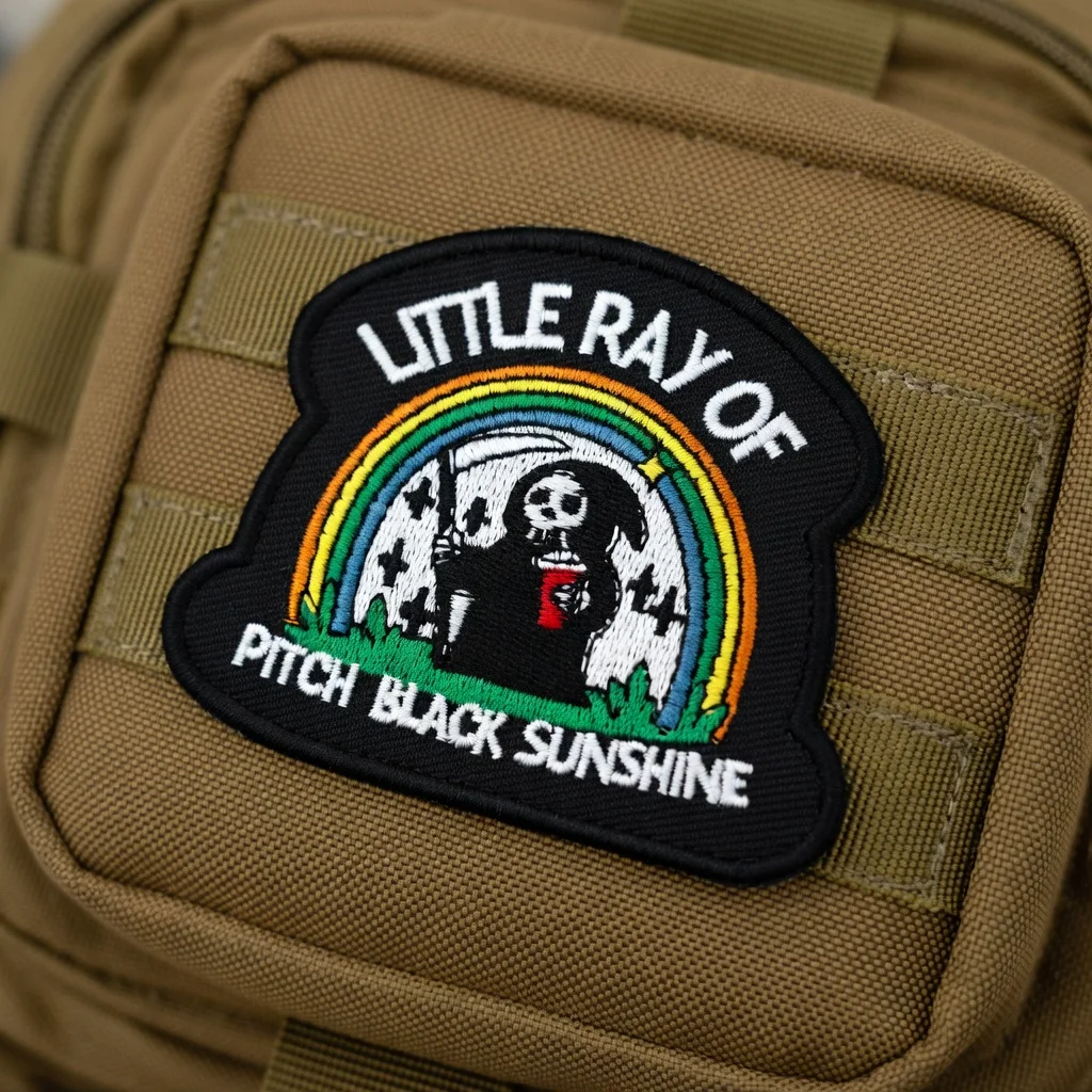 Parche velcro bordado Segador para mochilas, chalecos y gorras - imagen 2