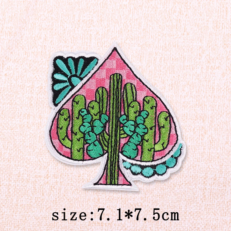 Parche bordado con letras de flores, parches para planchar para ropa, parches de dibujos animados en ropa, apliques de parche para planchar y coser DIY - imagen 5