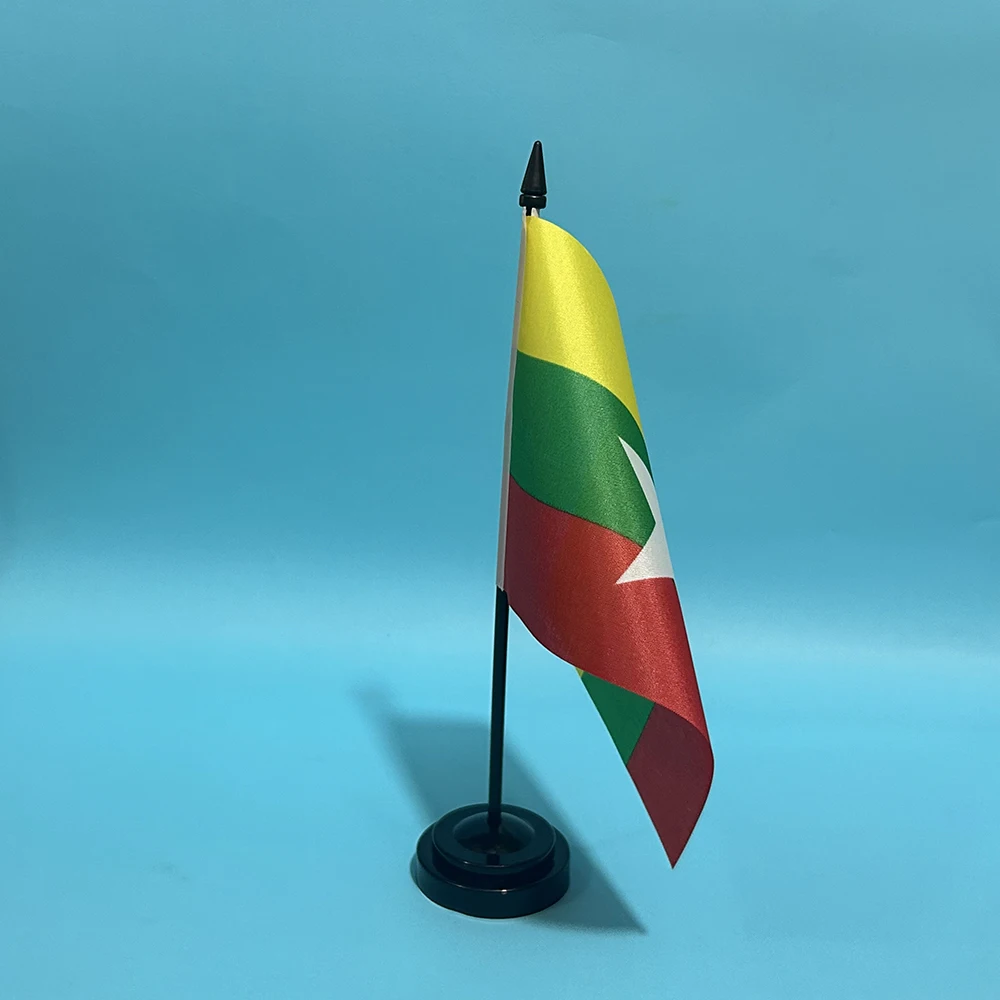 Bandera Myanmar poliéster – Pabellón nacional de Birmania - imagen 2