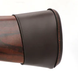 Tourbon funda antirretroceso deslizable de cuero para culata rifle