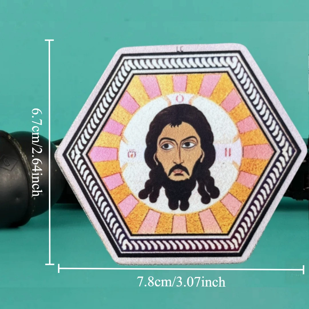 Parche del ejército "The Holy Trinity", insignia de moral táctica, parches de gancho y bucle impresos para ropa, equipo militar, pegatina para casco - imagen 3