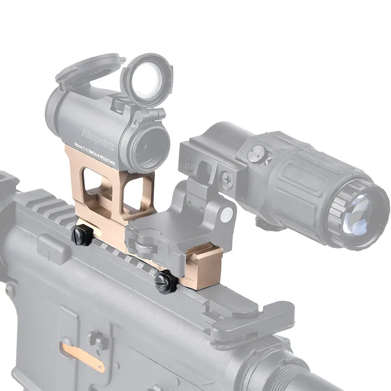 Base táctica GBRS Hydra 558 556 para NGAL PEQ15 RMR, accesorio de puntería holográfica de punto rojo, Riel de 20mm, Metal CNC - imagen 2