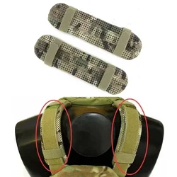 1 par de soporte de placa táctica, conjunto de hombreras, chaleco táctico, cubierta de correas de hombro