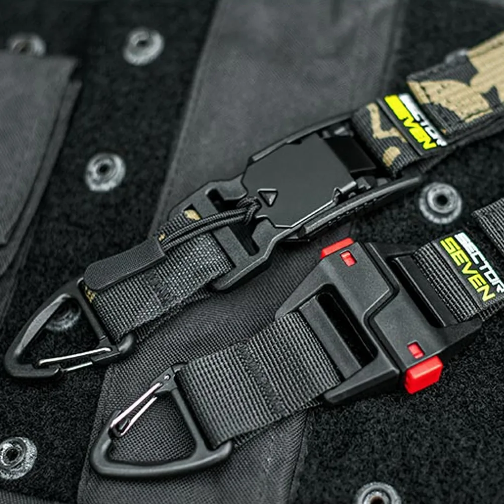 EDC-triangular multiusos táctico, hebilla de liberación rápida, cuerda de nailon, gancho para cinturón, llavero de supervivencia de un solo punto, decoración DIY - imagen 5
