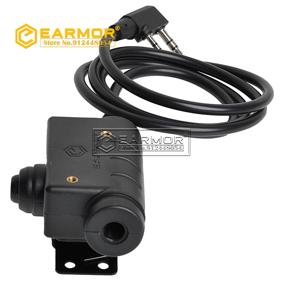 EARMOR adaptador PTT M51, auriculares tácticos, interfaz de Radio PTT Kenwood y AUX - imagen 2
