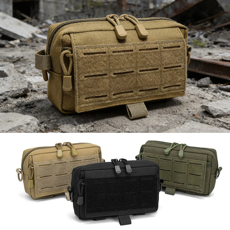 Bolsa de cintura EDC Molle para exteriores, bolsa táctica, bolsa de primeros auxilios médicos, Kit de herramientas EDC de supervivencia, bolsa para cinturón, bolsa de caza deportiva - imagen 2