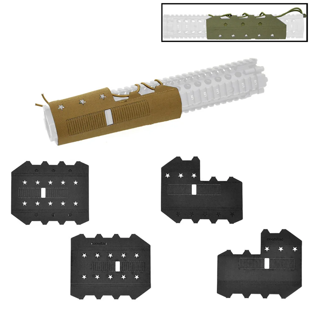 Paño protector de manos Universal para riel táctico, cubierta de protección resistente al desgaste para M4 KAC MCX HK416 AR15, accesorio Airsoft AQB225