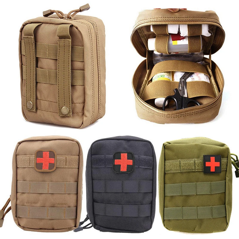 Bolsa de supervivencia, caja médica para exteriores, bolsa SOS de gran tamaño/paquete, bolsa táctica de primeros auxilios, bolsa para botiquín médico Molle EMT de emergencia - imagen 3