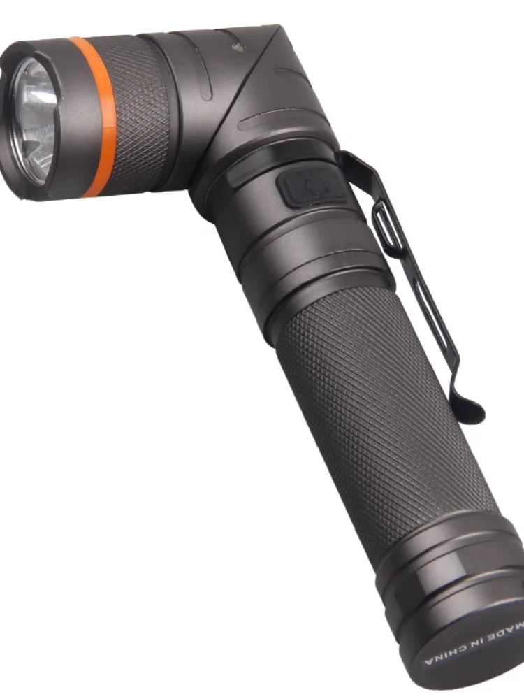 Linterna de codo de 90 grados con imán de carga USB, Luz fuerte - imagen 5