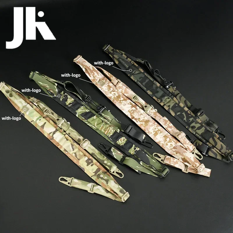 Correa de eslinga de liberación rápida QD táctica Airsoft, correa de nailon ajustable para Rifle de 2 puntos, accesorio de eslinga M4 Ak para caza al aire libre - imagen 3