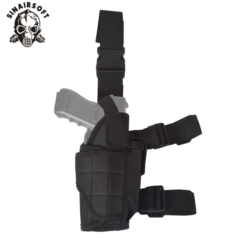 Funda Universal para pistola Tornado Drop Leg Thigh, mano derecha, deportes al aire libre, caza, Glock, soporte para pistola, fundas para pistola - imagen 2