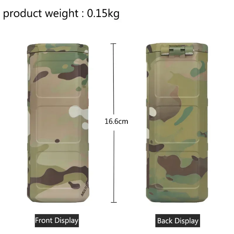 ERQYGRA equipo de Camping caja de almacenamiento táctica suministros de tiro caza viaje equipo portátil Molle senderismo accesorios al aire libre - imagen 3