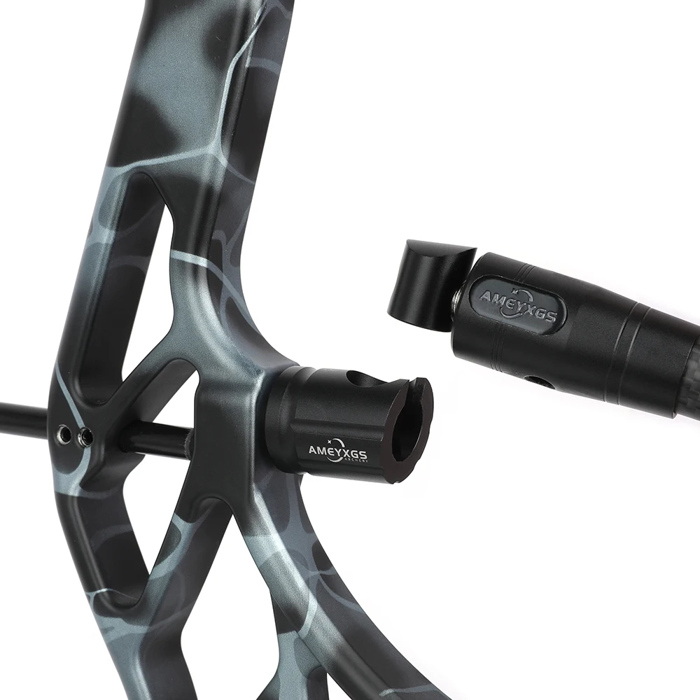 Estabilizador de arco de tiro con arco 0/5/8/10 °   Soporte de adaptador de desconexión, junta de barra de equilibrio de separación para accesorios de tiro de caza con arco compuesto - imagen 5