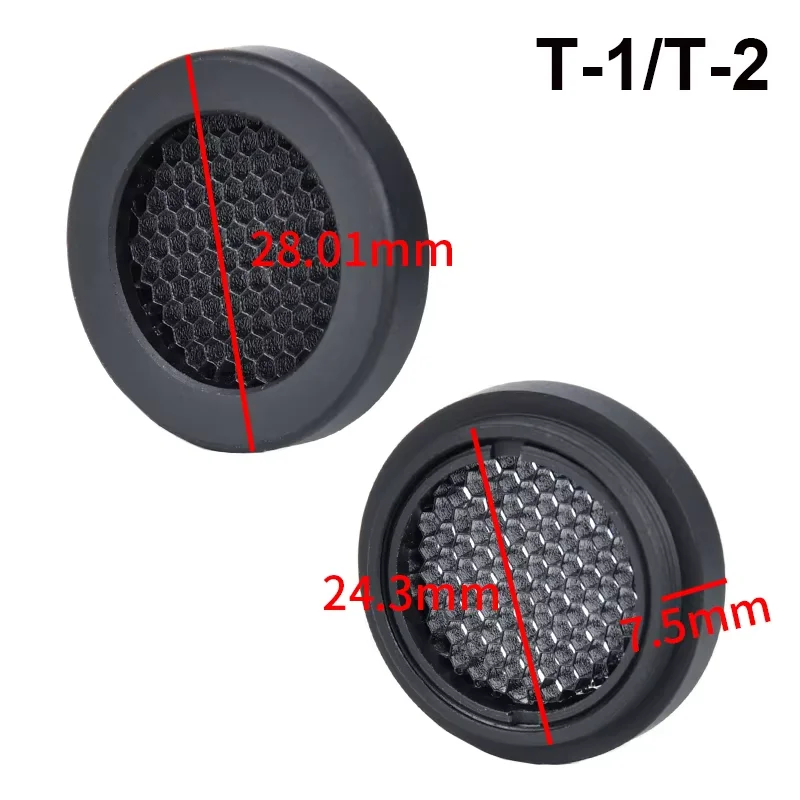 Accesorios Tácticos para Miras de Caza - Cubierta Protectora de Malla para Miras - Compatible con G43, G33, Magnificador 4X FXD, T-1, T-2, M2, M4, Miras de Punto Rojo Killflash - imagen 4