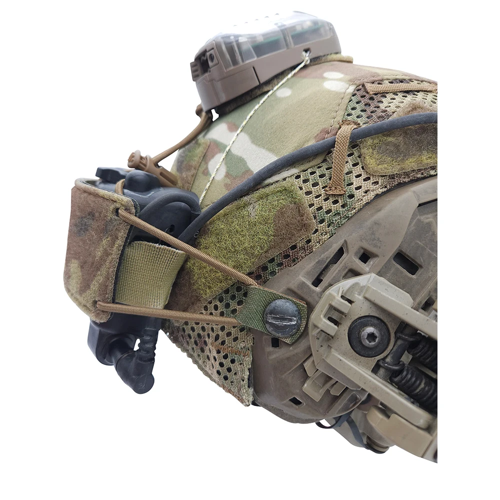Estuche MOLLE para batería NVG con contrapeso y fijación casco táctico
