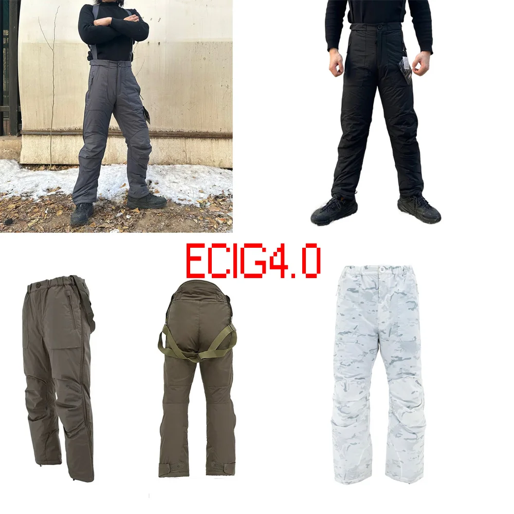 Pantalones tácticos de entrenamiento de caza ECIG4.0/MIG4.0 pantalones térmicos de algodón para exteriores - imagen 2