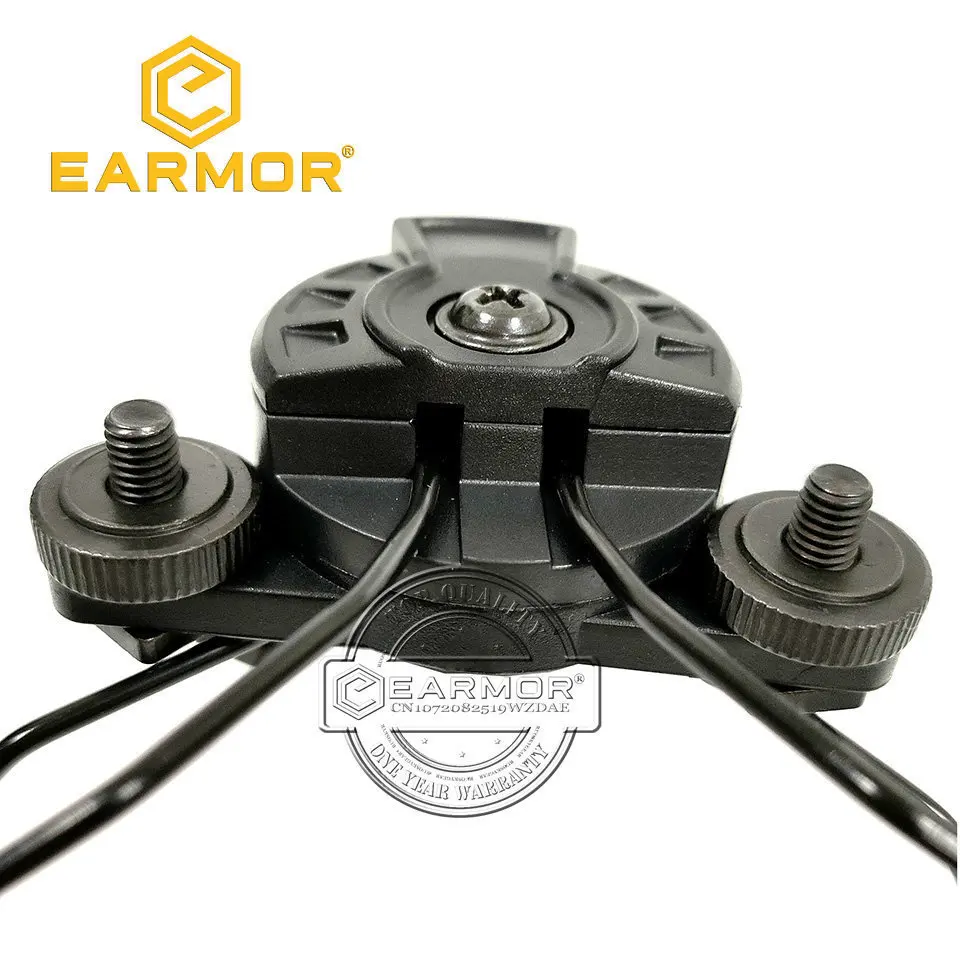 EARMOR M12 EXFIL rieles adaptador, Kit de accesorios, adaptador de auriculares tácticos para EARMOR M31 / M32 / M31H/M32H, actualización de auriculares - imagen 4