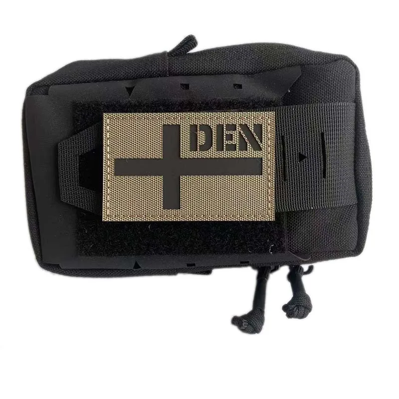 Parche reflectante infrarrojo IR con emblema de la bandera nacional de color caqui, pegatinas militares de España, Francia, Eslovaquia, insignia táctica, apliques para ropa - imagen 5