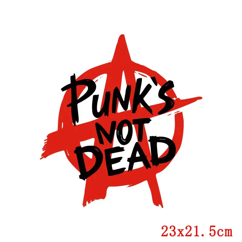 Transferencia de hierro DIY Punk calavera/animales de terror transferencia térmica de calor parche para ropa para camiseta pegatinas de planchado apliques - imagen 3