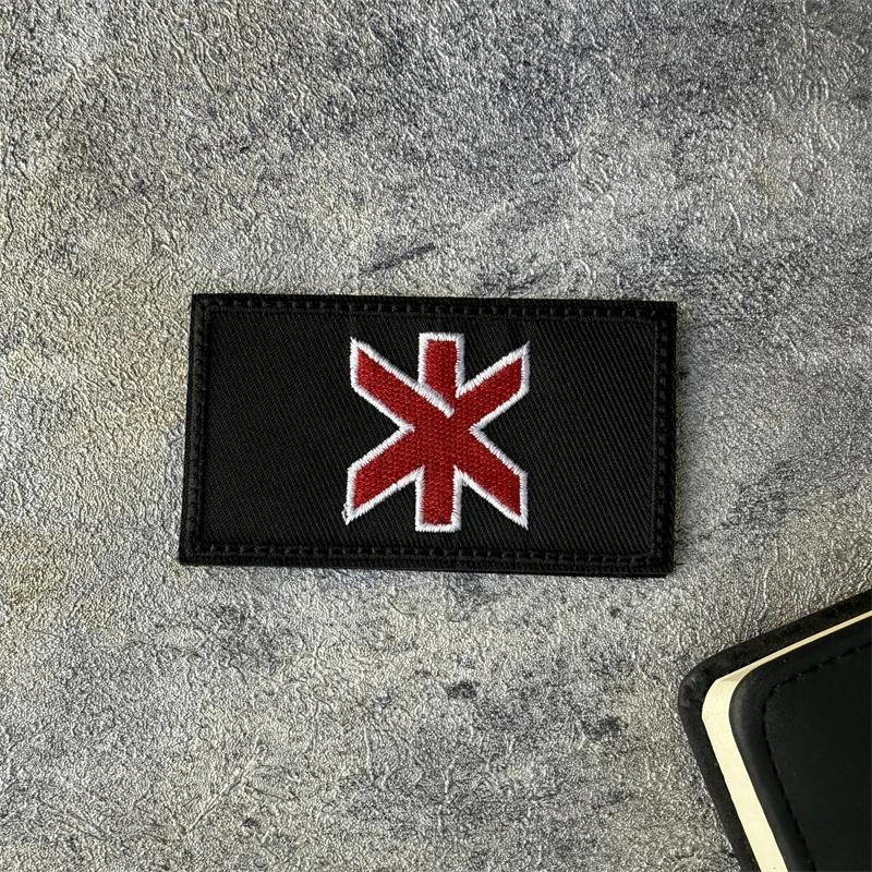 Insignia de moral bordada del equipo Punk Trauma, brazalete táctico, gancho militar y bucle, accesorios para mochila al aire libre, pegatinas - imagen 3
