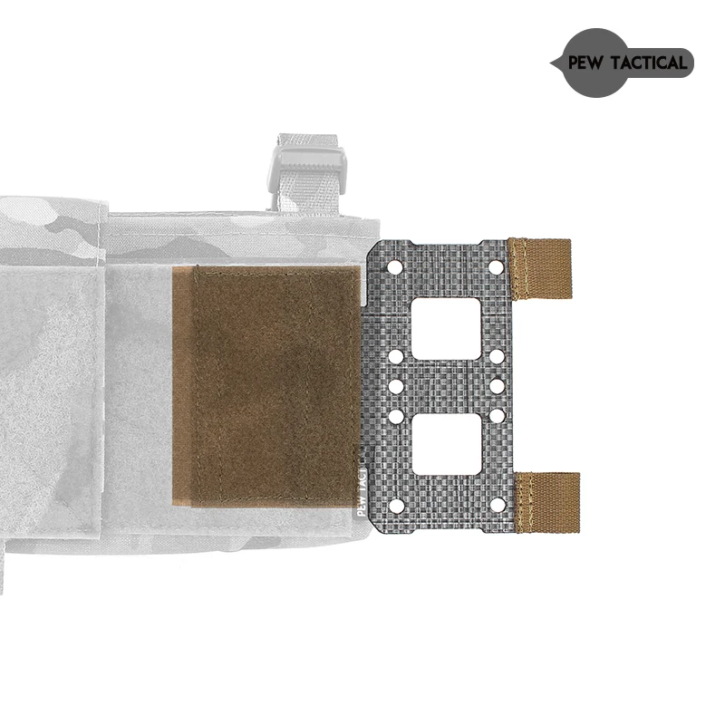 PEW TACTICAL “Petaurillus” Ala expansora MOLLE para MK4 D3 CHEST RIGS Plataforma de montaje de cuchillos TEGRIS Airsoft UA65 - imagen 5