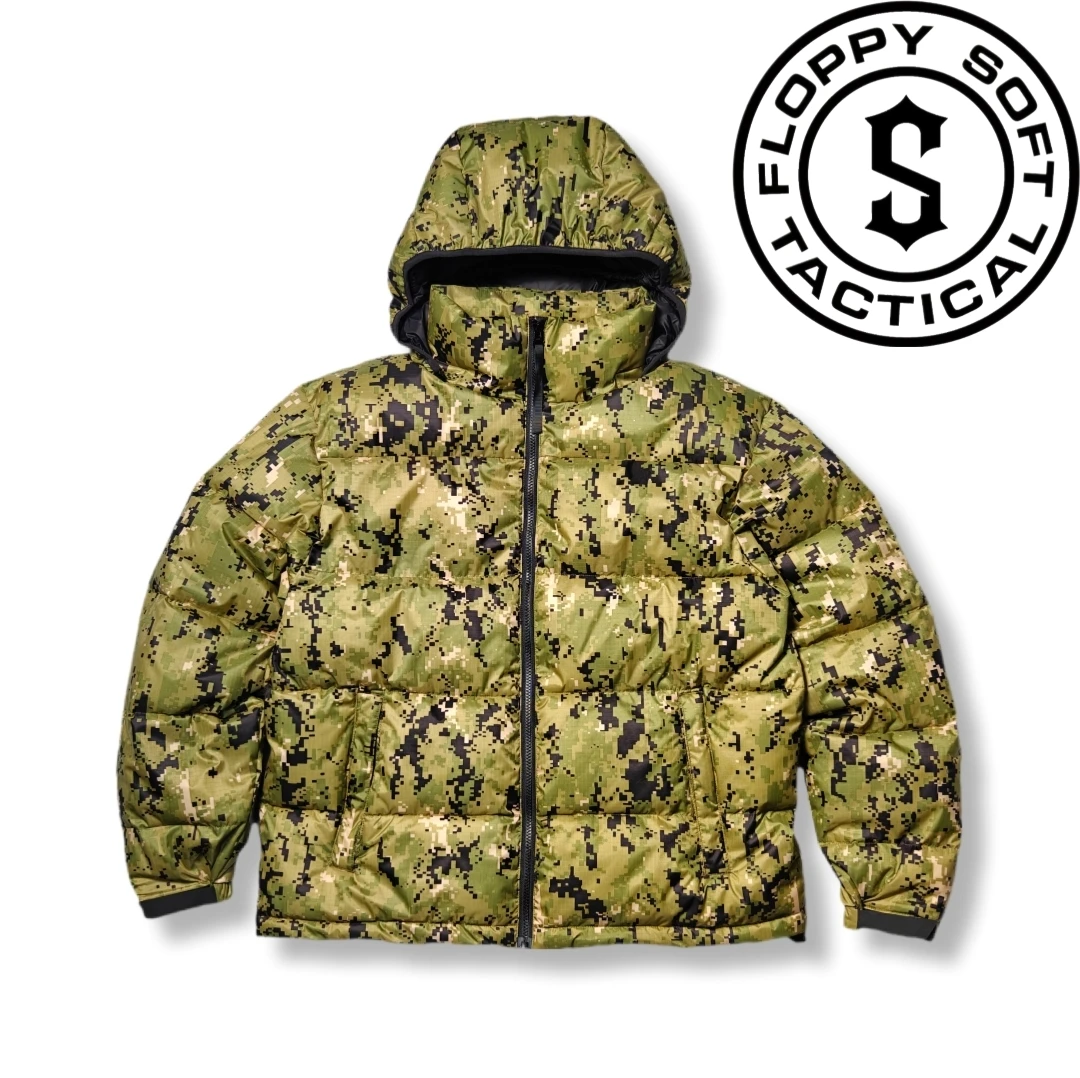 Chaqueta táctica de algodón con capucha para caza al aire libre, chaqueta cálida y gruesa. - imagen 5