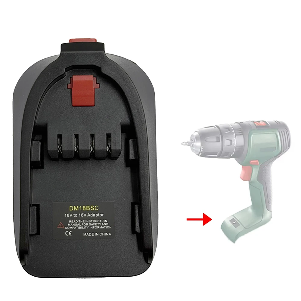Adaptador convertidor de batería de iones de litio para Dewalt para batería de iones de litio Milwaukee de 18V utilizada para herramienta eléctrica Bosch C de 18V - imagen 2